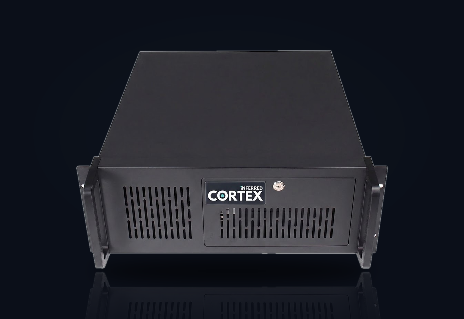 The Cortex appliance — a rack-mount unit with the Inferred Cortex badge